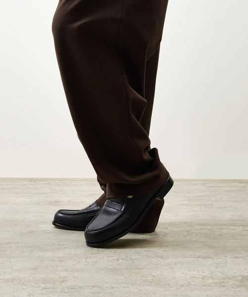 ローファー PADRONE パドローネ / LOAFERS オイルレザーローファー コインローファー / PU8587-2304 メンズの画像