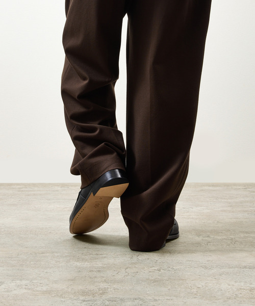 ローファー PADRONE パドローネ / LOAFERS オイルレザーローファー コインローファー / PU8587-2304 メンズの画像