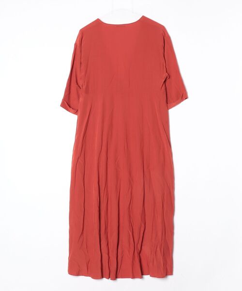 「loaf」 7分袖ワンピース ONE SIZE レッド レディース_画像2