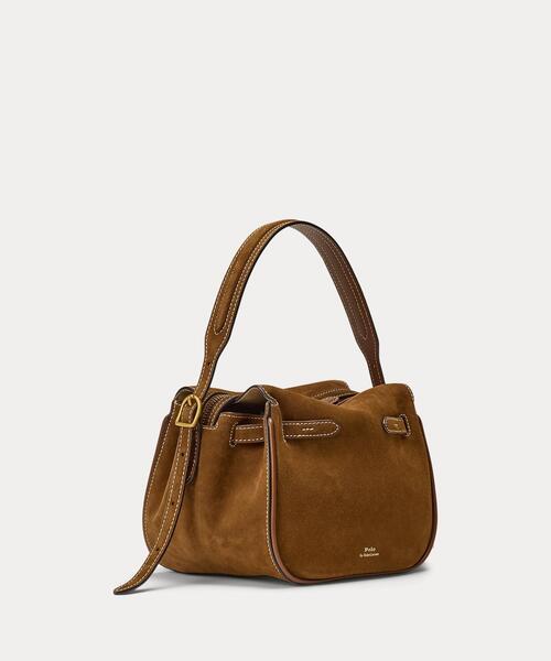 POLO RALPH LAUREN ミニ スローン サッチェル ブラウン POLO RALPH LAUREN（ポロ ラルフ ローレン）の「キャンバス ミニ