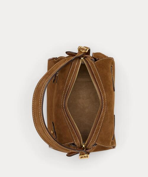 POLO RALPH LAUREN ミニ スローン サッチェル ブラウン 楽天市場】【中古】POLO RALPH LAURENミニスローンサッチェルバッグ