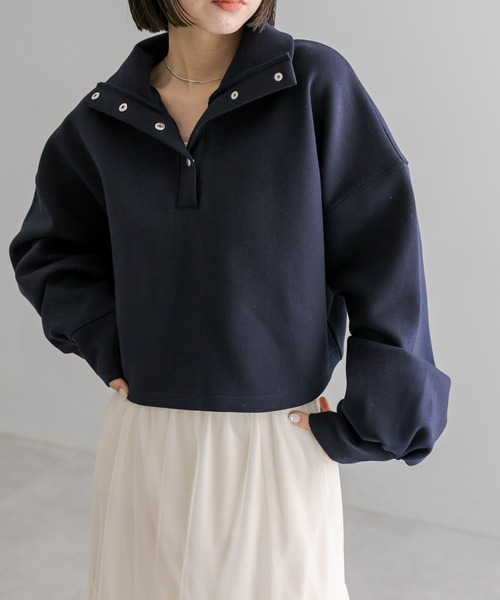 「mystic」 スウェットカットソー FREE オフホワイト レディース_画像7