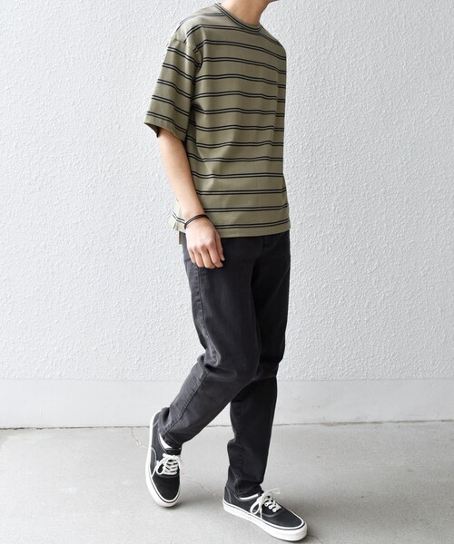 「SHIPS any」 デニムパンツ LARGE ダークグレー メンズ_画像7