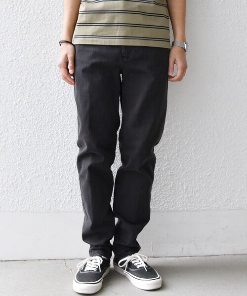 「SHIPS any」 デニムパンツ LARGE ダークグレー メンズ_画像8