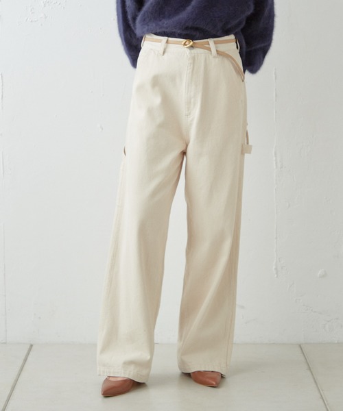 「SHENERY」 デニムパンツ 36 ピンク レディース_画像3