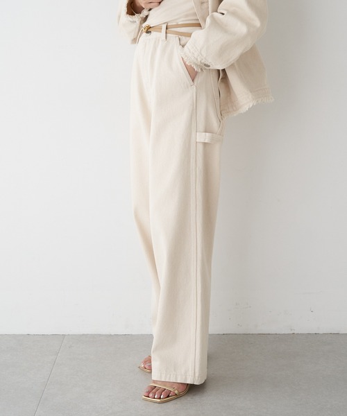 「SHENERY」 デニムパンツ 36 ピンク レディース_画像9