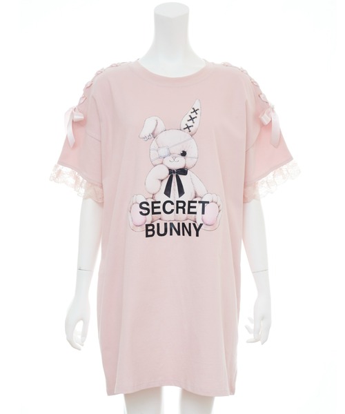 「Secret Honey」 半袖ワンピース 0 ホワイト レディース_画像4