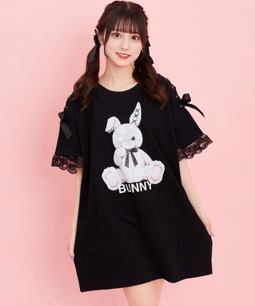 「Secret Honey」 半袖ワンピース 0 ホワイト レディース_画像6
