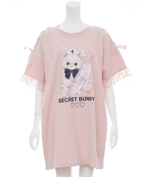 「Secret Honey」 半袖ワンピース 0 ホワイト レディース_画像7