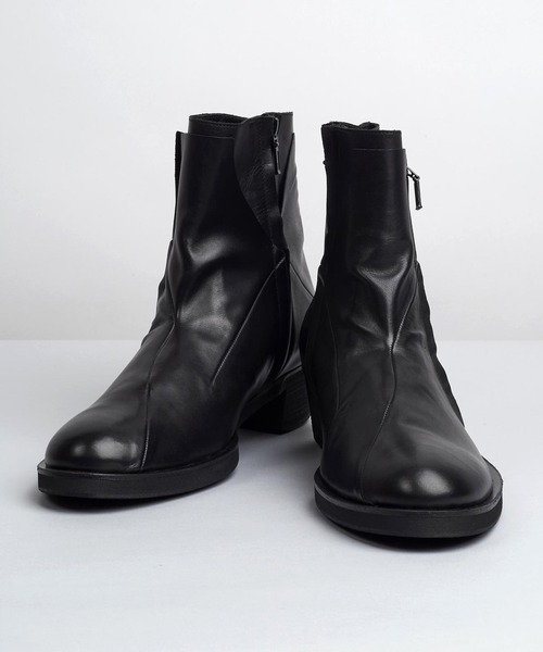 NO ID.（ノーアイディー） ブーツ 「NO ID.」Layered Heel Boots