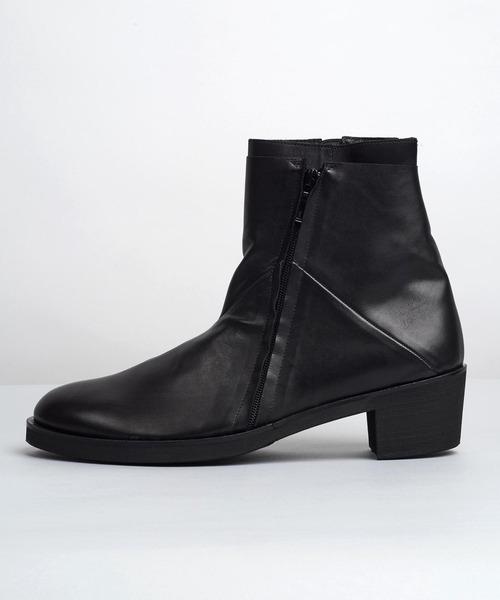 NO ID.（ノーアイディー） ブーツ 「NO ID.」Layered Heel Boots