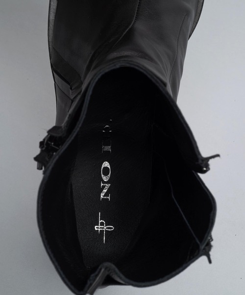 NO ID.（ノーアイディー） ブーツ 「NO ID.」Layered Heel Boots