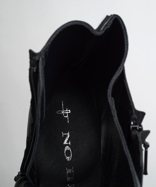 NO ID.（ノーアイディー） ブーツ 「NO ID.」Layered Heel Boots