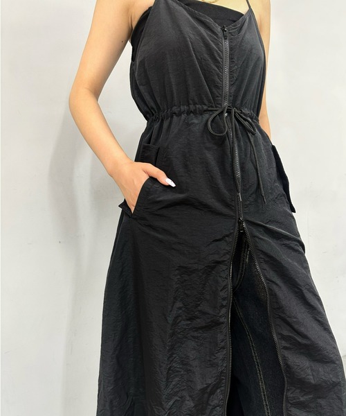「Six M」 キャミソールワンピース FREE ブラック レディース_画像3