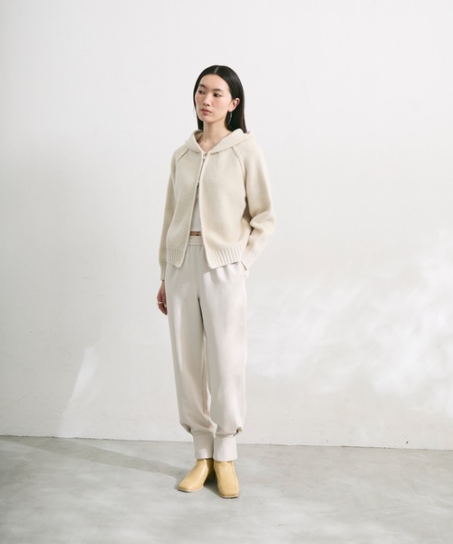 【美品】Rene ダブルジップニットパーカー(34) 上品ニット大人顔ジップパーカー - ベルーナ【公式】