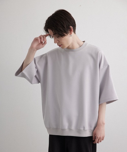 「JUNRED」 半袖ニット L ホワイト メンズ_画像2