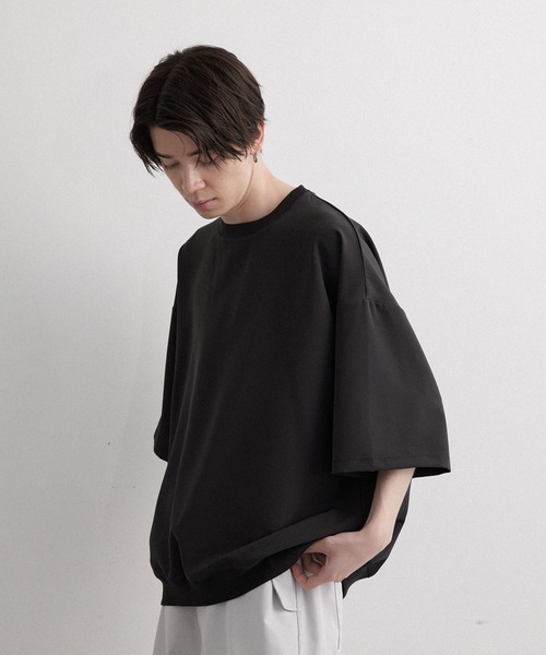 「JUNRED」 半袖ニット L ホワイト メンズ_画像3