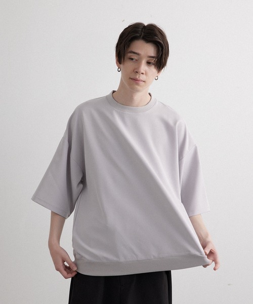 「JUNRED」 半袖ニット L ホワイト メンズ_画像9