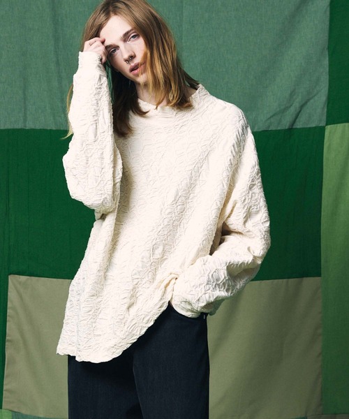 MAISON SPECIAL（メゾンスペシャル） 長袖Tシャツ 1 オフホワイト