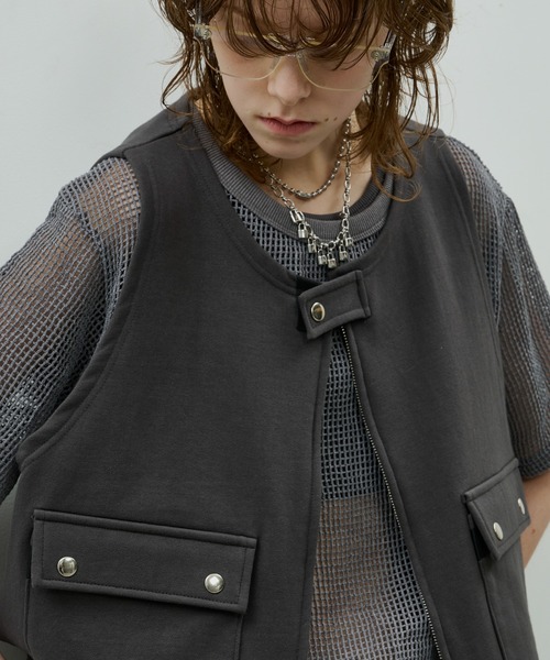 「AIVER」 ベスト SMALL ブラック メンズ_画像4