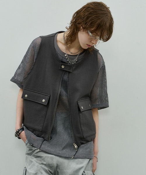 「AIVER」 ベスト SMALL ブラック メンズ_画像5