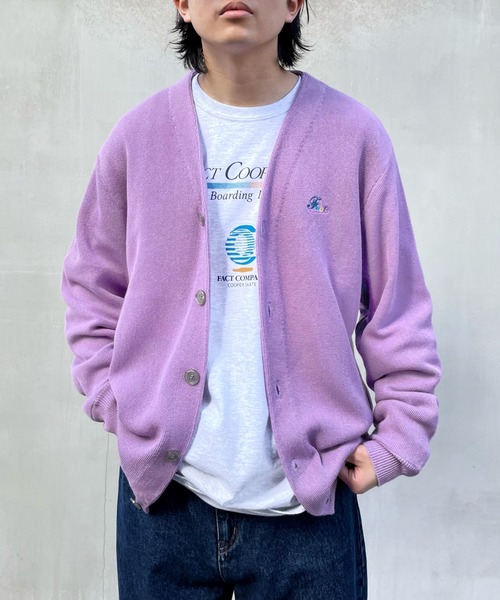 「WHO'S WHO gallery」 「cooper」ニットカーディガン FREE ブラック メンズ_画像4