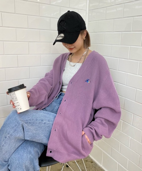 「WHO'S WHO gallery」 「cooper」ニットカーディガン FREE ブラック メンズ_画像5