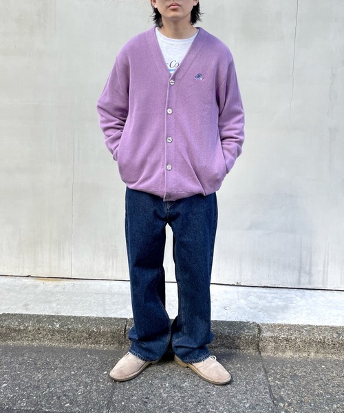 「WHO'S WHO gallery」 「cooper」ニットカーディガン FREE ブラック メンズ_画像8