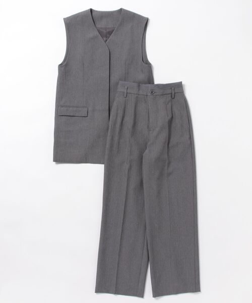 「Ameri」 パンツスーツ SMALL ダークグレー レディース | Ameri