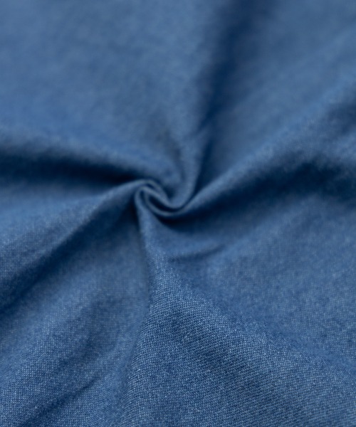 「NYLAUS」 「BARCEDOS」長袖シャツ L ケミカルウォッシュ メンズ_画像2