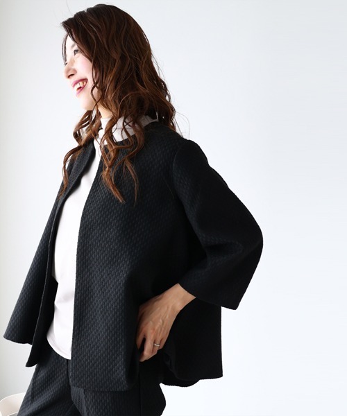 「Ehre style」 セットアップ MEDIUM ブラック レディース_画像4