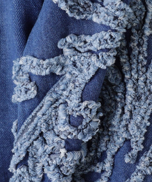 TAG（PORTER） デニムジャケット gジャン TAAKK SCULPTURAL EMBROIDERY