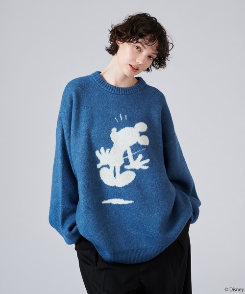 「ONCILY」 長袖ニット MEDIUM アイボリー メンズ_画像3