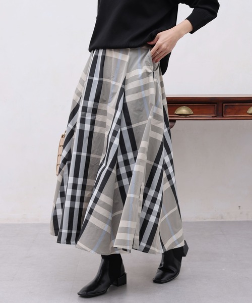 「Chez toi」 フレアスカート FREE アイボリー レディース_画像2