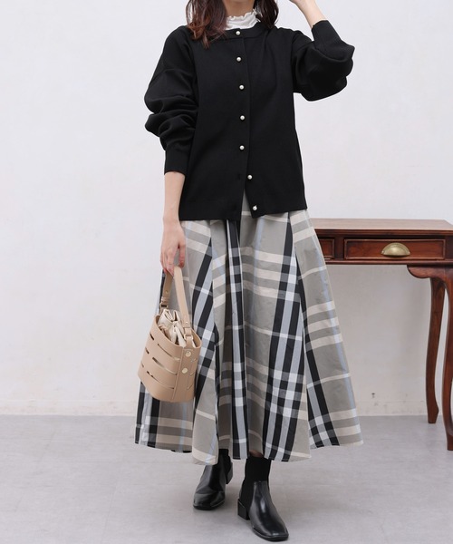 「Chez toi」 フレアスカート FREE アイボリー レディース_画像3