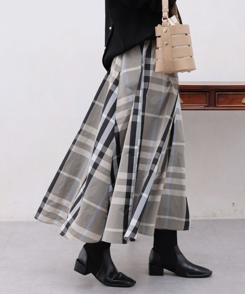 「Chez toi」 フレアスカート FREE アイボリー レディース_画像9