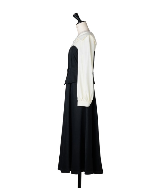 Her lip to ワンピース Mayfair Bicolor Flared Dress : ZOZOTOWN