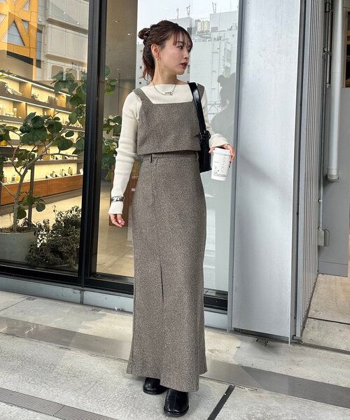 「mystic」 セットアップ 2 グレー レディース_画像2