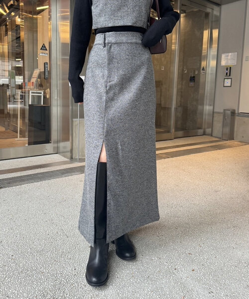 「mystic」 セットアップ 2 グレー レディース_画像4