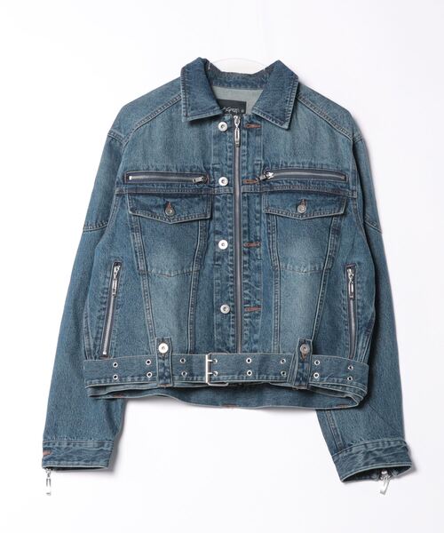 HARE（ハレ） デニムジャケット SMALL ブルー メンズ : ZOZOTOWN Yahoo