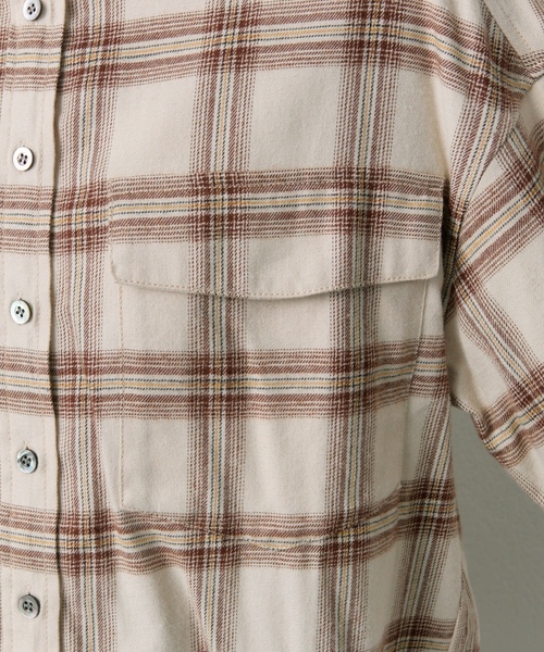 「PUAL CE CIN」 長袖シャツ FREE ブラウン レディース_画像9