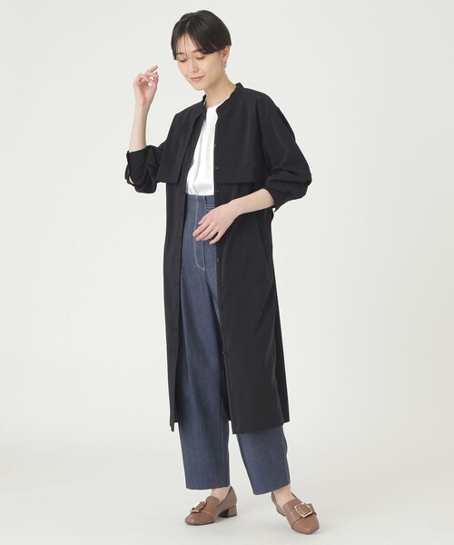 「CAST:」 長袖ワンピース M ライトイエロー レディース_画像4