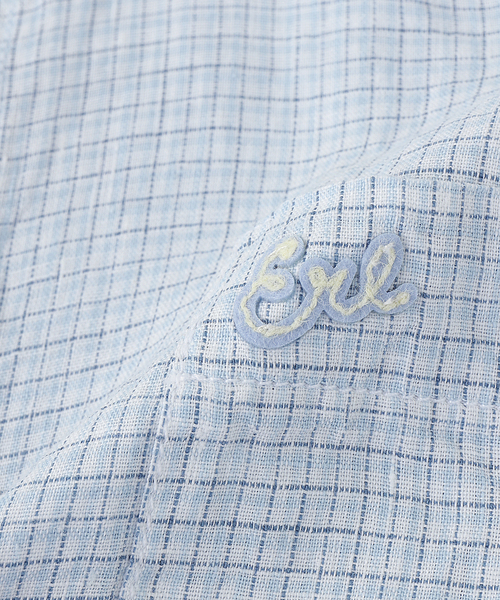 シャツ ERL / イーアールエル UNISEX PLAID SHIRT WOVEN メンズ レディースの画像