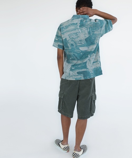 サーマルポロシャツS Adoon plain ポロシャツ Decorative button Thermal skipper Polo