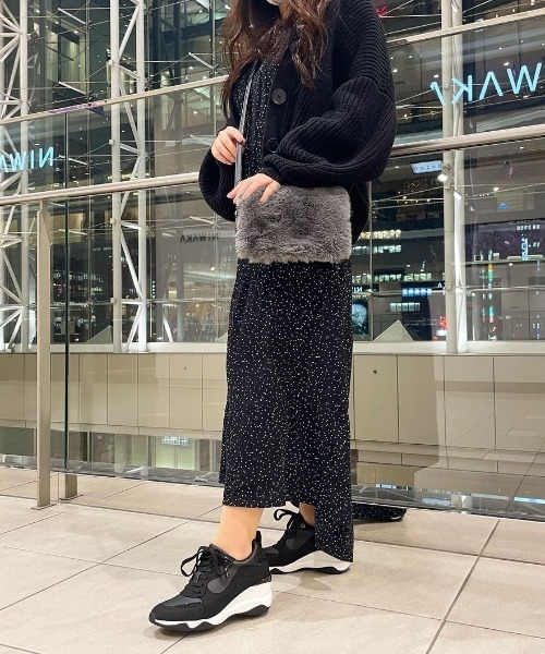 「+diana」 ローカットスニーカー 22.5cm ブラック レディース_画像7