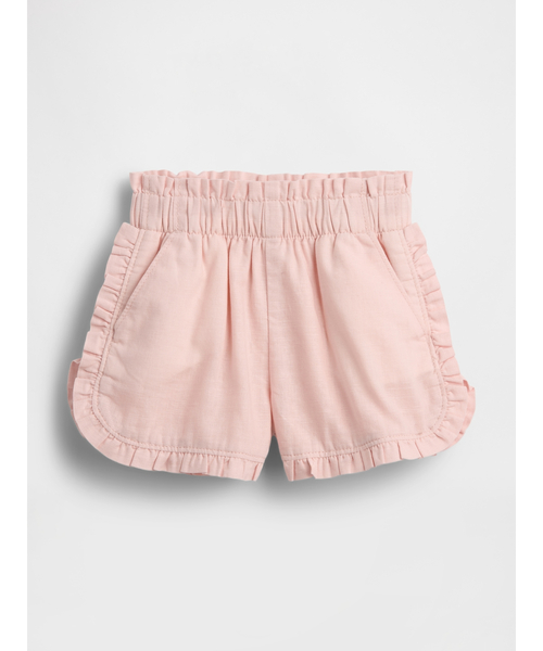 GAP（ギャップ） パンツ コットンリネン ラッフルフリル ドルフィン