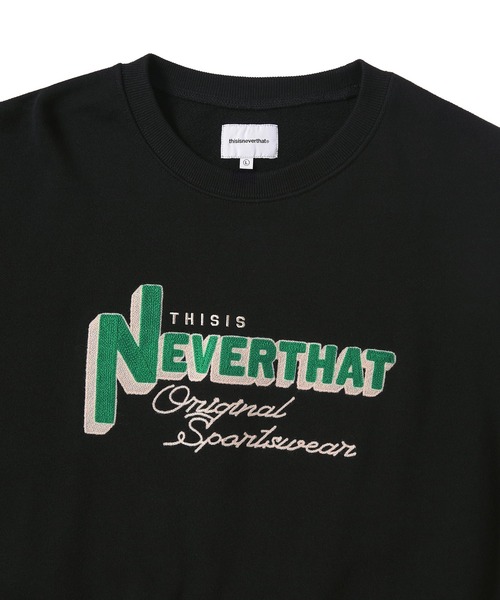 thisisneverthat（ディスイズネバーザット） スウェットカットソー L