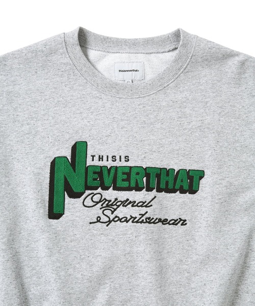thisisneverthat（ディスイズネバーザット） スウェットカットソー L