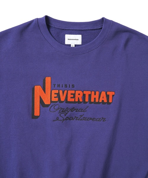 thisisneverthat（ディスイズネバーザット） スウェットカットソー L