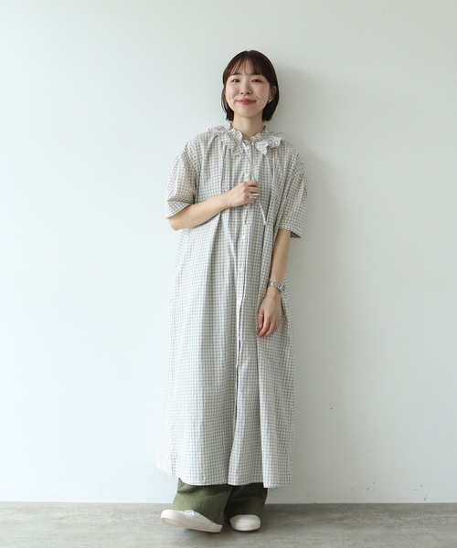 PAR ICI（パーリッシィ） ワンピース 「WEB限定」チェック/ストライプ